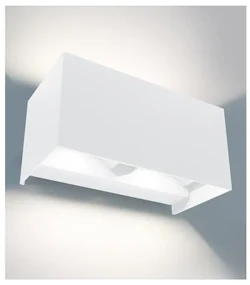 Applique LED garage marbella bianco IP65, con regolazione di temperatura 1085 lumen, BOTLIGHTING