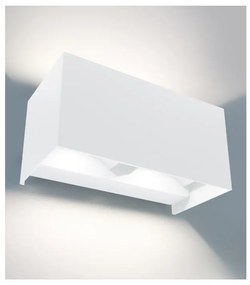 Applique LED garage marbella bianco, luce con 3 temperature di colore BOTLIGHTING IP65