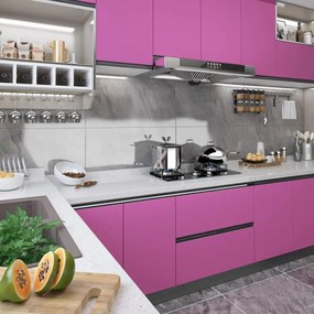 Pellicola Autoadesiva Per Mobili Viola Lucido 500x90 Cm İn Pvc /