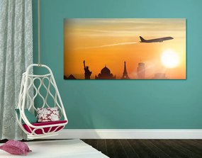 Quadro su tela – Giro del mondo