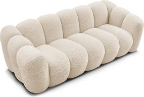 Divano beige con rivestimento in bouclé 232 cm Hippolyte – Bobochic Paris
