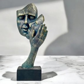 Decorazione da tavolo 35x22x13 cm resina/patina