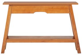 Tavolo consolle 110x30x75 cm in legno massello di mogano