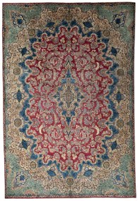 Kerman Tappeto persiano 530x360 Rosso (Iran) Annodato A Mano