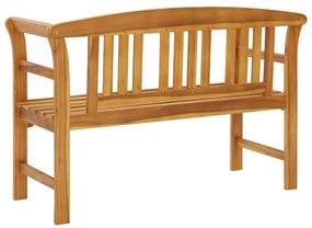 Panchina da giardino 114 cm in legno massello d&#039;acacia