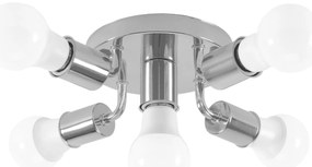 Plafoniera Riflettore Metallo APP707-5C CROMO