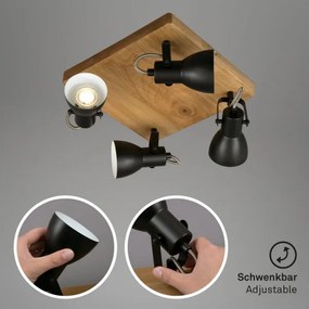 Brilo - Faretto VINTAGE 4xGU10/35W/230V