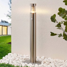 Lindby Piper Lampione con sensore in acciaio inox