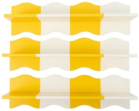 Mensola per bambini gialla e bianca 80 cm Bubbi – Bloomingville Mini