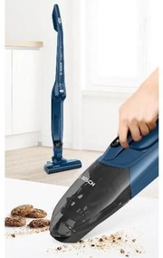 Bosch - Readyy'y 16Vmax Serie 2 - Aspirapolvere Ricaricabile senza Filo, Scopa Elettrica e Aspirabriciole 2in1, Blu