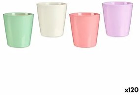 Vaso Rosa Lilla Bianco Verde Argilla (16,5 x 16 x 16,5 cm) (120 Unità)