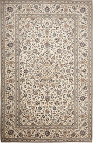 Kashan Tappeto 300 x 200 Beige (Iran) Annodato A Mano