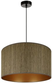 Brilagi - Lampadario a sospensione con filo BOSTON ROLLER 1xE27/15W/230V diametro 45 cm marrone/oro