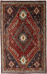 Shiraz Tappeto persiano 160 x 250 Rosso (Iran) Annodato A Mano