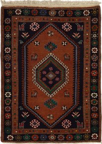 Shiraz Tappeto 150x110 (Iran) Annodato A Mano