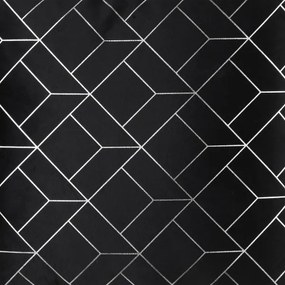 Eglo 420075 - Cuscino decorativo SINGU 45x45 cm nero/argento