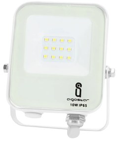 Faro proiettore Led 10W Bianco da esterno IP65 Bianco freddo 6500K Aigostar