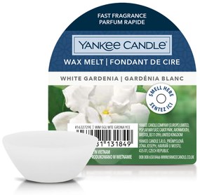 White Gardenia, cera da fondere Yankee Candle per bruciatore