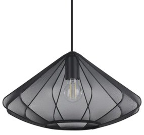 Eglo 43995 - Lampadario a sospensione con filo DOLWEN 1xE27/40W/230V diametro 42,5 cm nero