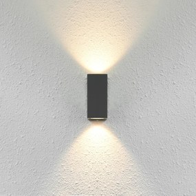 ITALUX OWL-2198-1SQ - Applique esterno GENTA 2xGU10/40W/230V IP54 15 cm