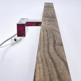 Brilagi-Illuminazione a LED per specchi da bagno WOODY MIRROR LED/15W/230V IP44 quercia/cromo