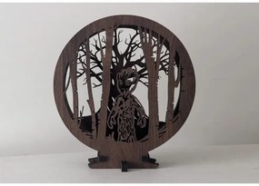 Li-Go 23613/DUB2 - Lampada da tavolo decorativa dimmerabile LED/12W/230V 20x22 cm rovere