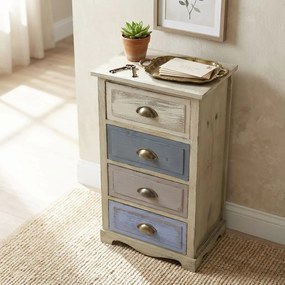 KEIRA - mobiletto in legno con cassetti