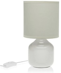 Lampada da tavolo Basic Ceramica (14 x 26 x 14 cm) - Bianco