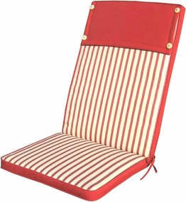 TOPPY - cuscino alto con doppia cucitura idrorepellente a righe