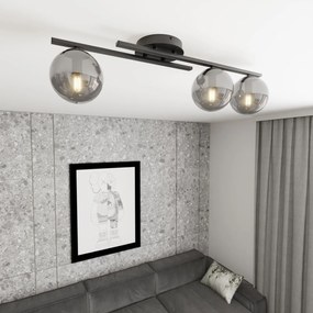 Lampada da soffitto in acciaio KAIRO 3 da interno 3xE14