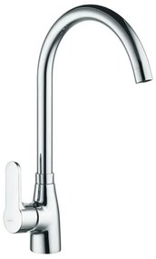 Miscelatore lavello cromato canna alta orientabile Paco