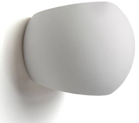 Applique da Parete GLOBE in Gesso Pitturabile G9