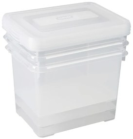 Set Di Scatole Portaoggetti Handy 3x20 L Trasparente /