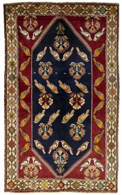 Gabbeh Tappeto 160 x 260 Blu (Iran) Annodato A Mano