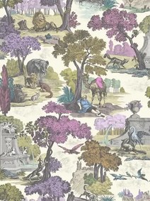 Cole & Son Carta da parati Versailles Grand - Mulberry & Copper