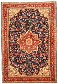 Malayer Tappeto 160x110 Blu (Iran) Annodato A Mano