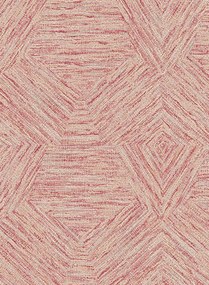 Arte International Carta da parati Pentagono - Fuchsia