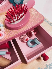 Specchiera di legno - Flora