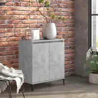 Credenza Grigio Cemento 60x35x70 cm in Truciolato 806080