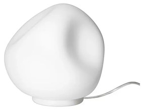 Hoba Midi Lampada da Tavolo On/Off Bianco - Foscarini