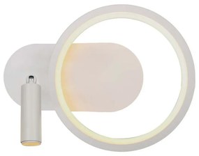 Applique Lampada LED da Muro 14W 250*100*180mm in Metallo Colore Bianco 3000K SKU-14983