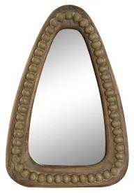 Specchio da parete Home ESPRIT Marrone Legno Coloniale Palle 24 x 4 x 35 cm