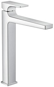 Rubinetto per lavabo getto laminare cristallino Metropol cromo lucido HANSGROHE H 30.4 cm
