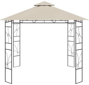 Gazebo 3x3x2,7 m Crema 160 g/m²