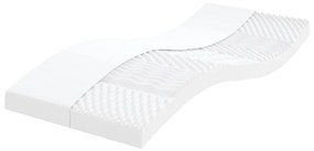 Materasso İn Schiuma Bianco 90x200 Cm 7 Zone Durezza 20 Ild /