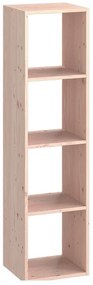 Mensola a muro 4 cubi Kub SPACEO rettangolare in legno L 36 x P 31.7 cm pino