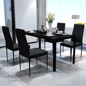 Set Da Pranzo 5 Pz Nero /