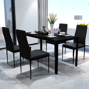 Set Da Pranzo 5 Pz Nero /