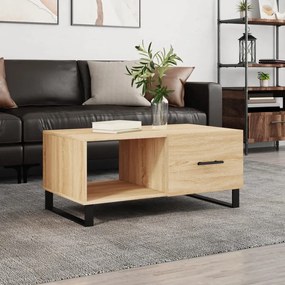 Tavolino Da Salotto Rovere Sonoma 90x50x40 Cm Legno Multistrato /