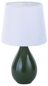 Lampada da tavolo Versa Roxanne Verde Ceramica (20 x 35 x 20 cm)